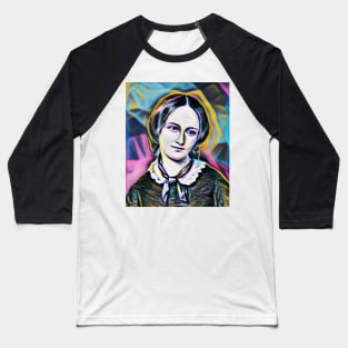 Emily Bronte Portrait | Emily Bronte Artwork 4 Baseball T-Shirt